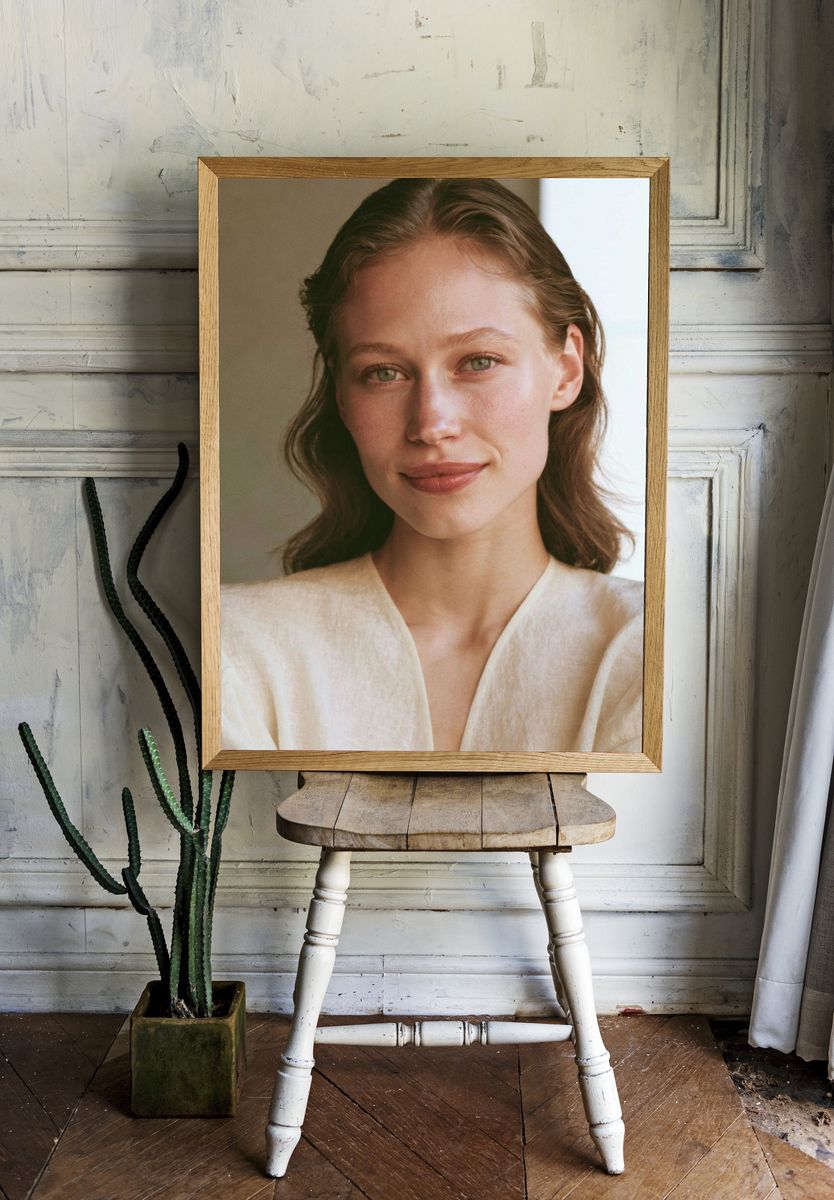 Soft Portrait Photography Poster. — room view 1