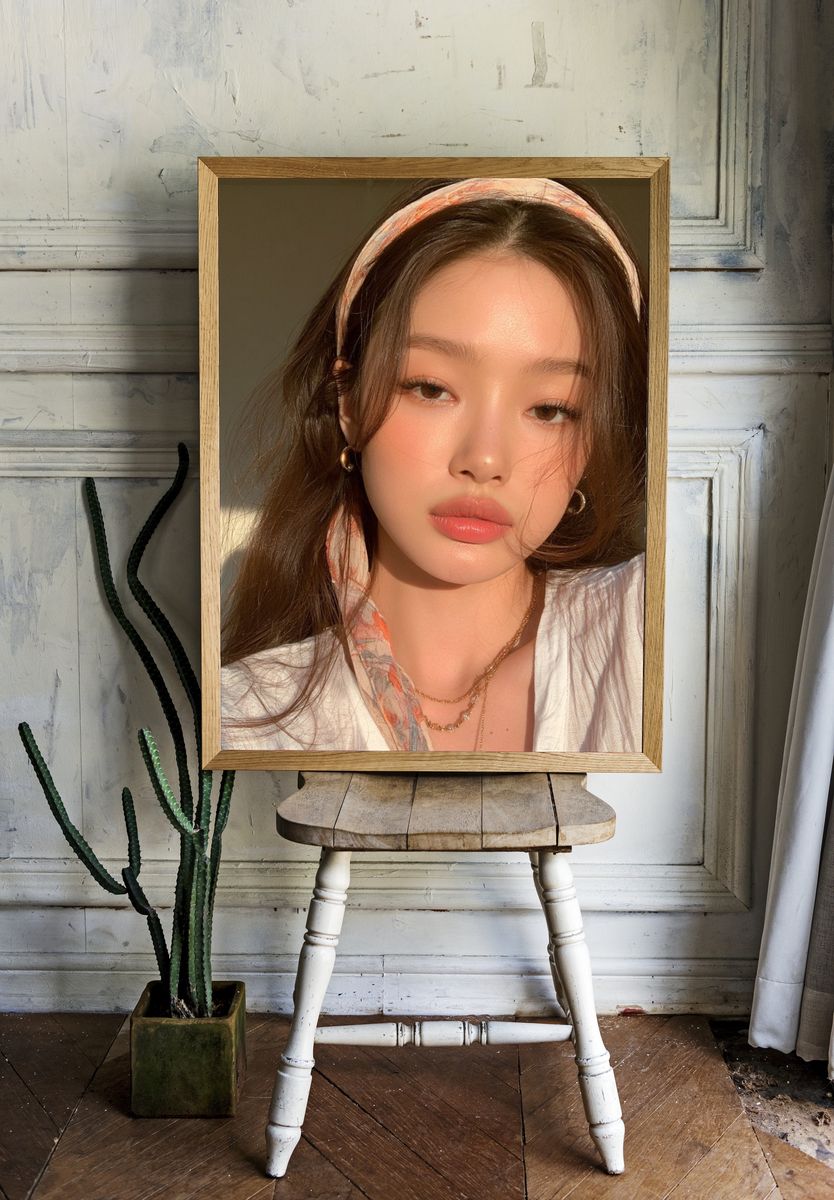 Soft Light Portrait Print. — room view 1