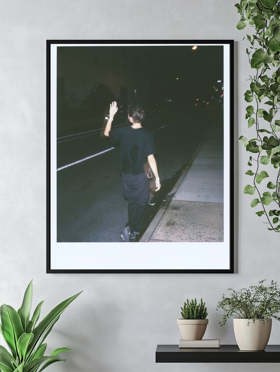 Night Street Walk Photography Poster. — room view 4