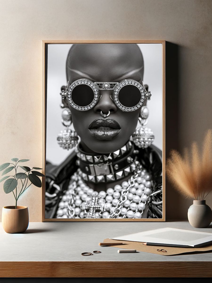 Avant-Garde Portrait Photography Poster. — room view 2