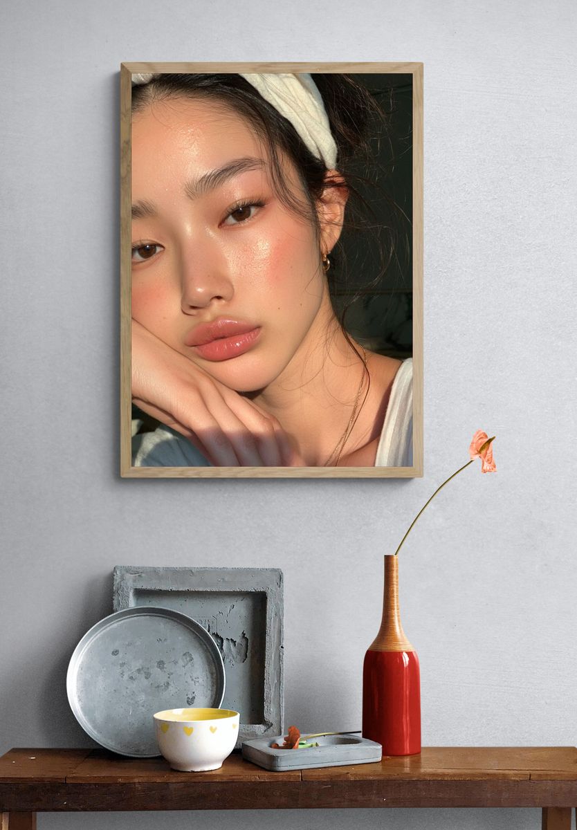 Soft Glow Portrait Print. — room view 3