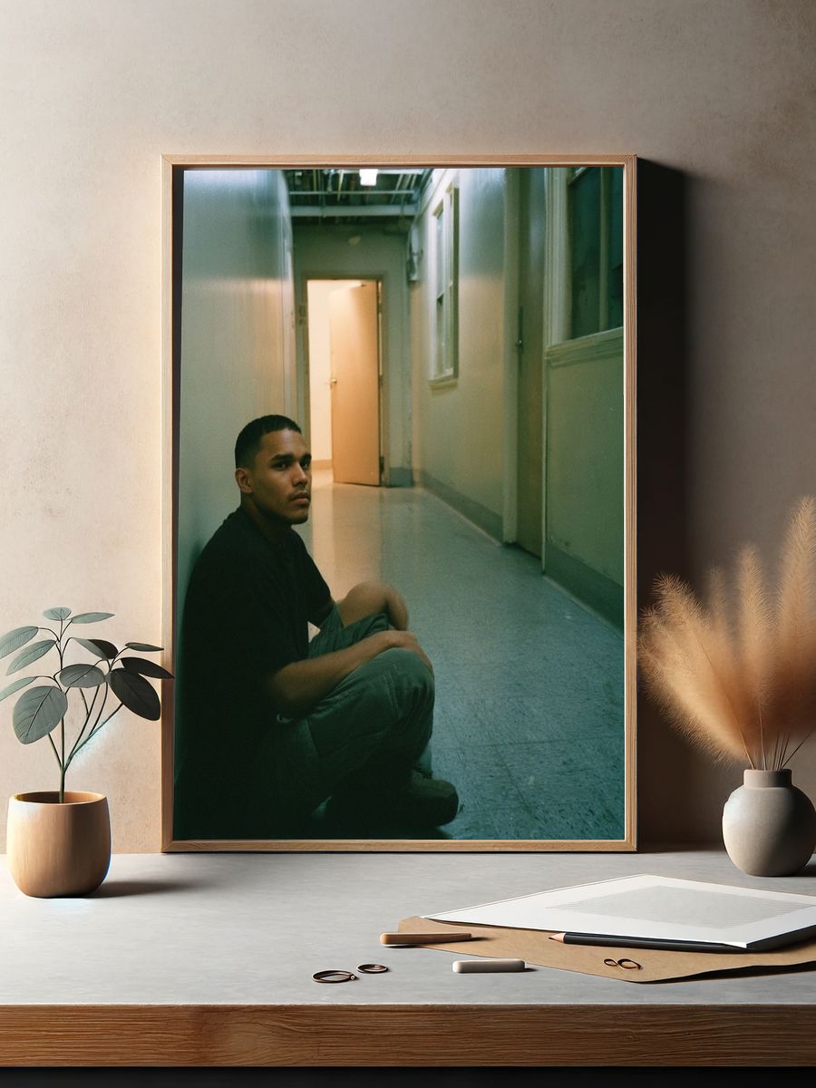 Solitary Hallway Portrait Print. — room view 2
