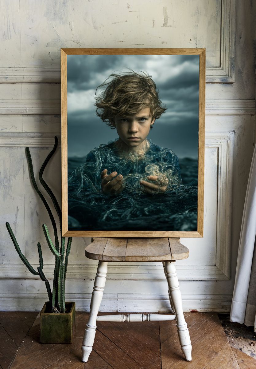 Storm Child — Surreal Photography Print. room preview