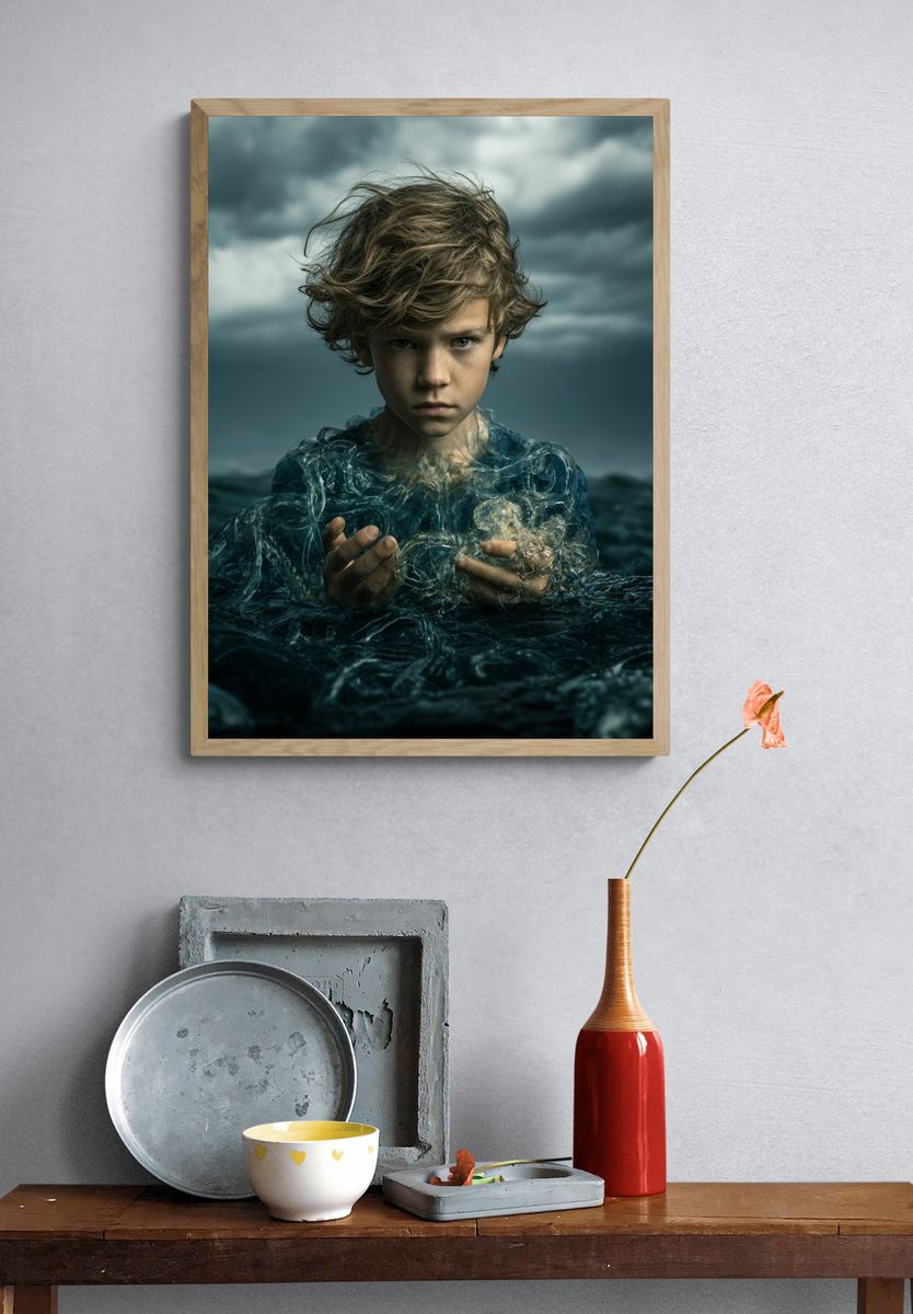 Storm Child — Surreal Photography Print. — room view 3