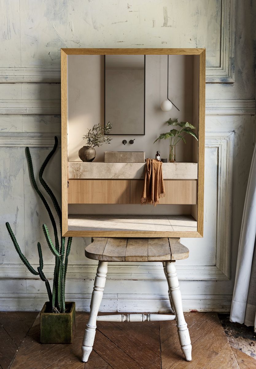 Minimalist Spa Bathroom Interior Print. — room view 1