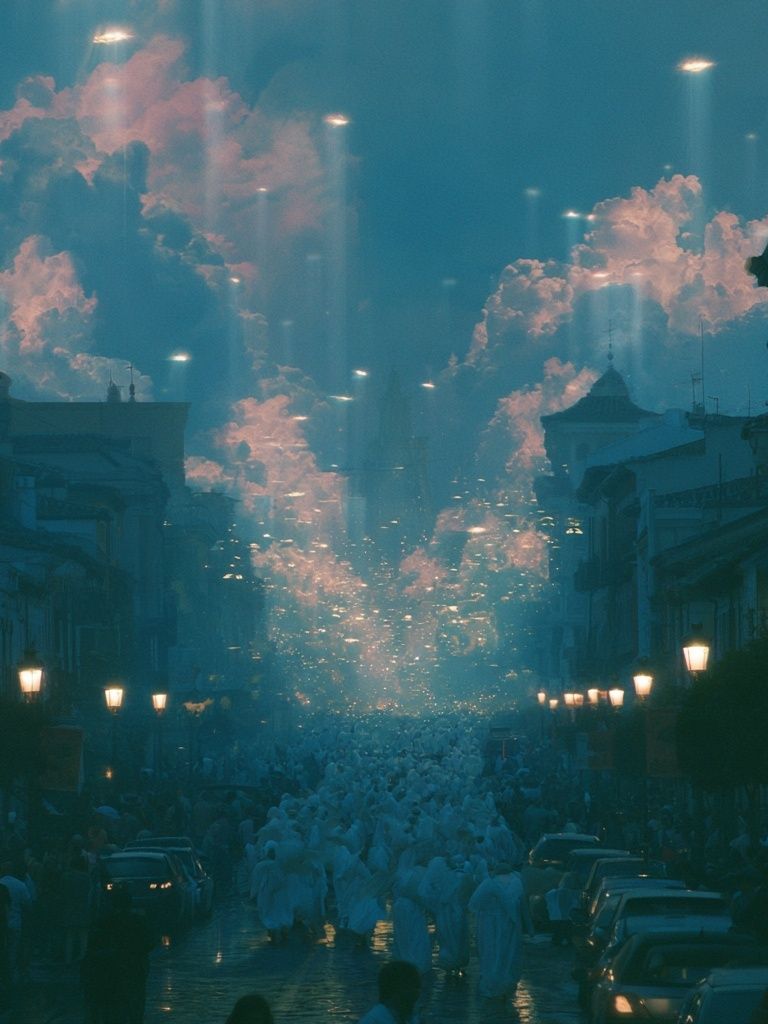 Dreamy City Street — Photography Print. poster — photography art