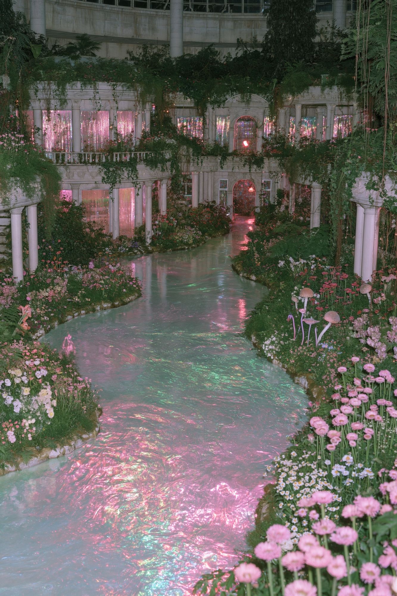 Enchanted Garden Atrium Photography Poster. poster — photography art