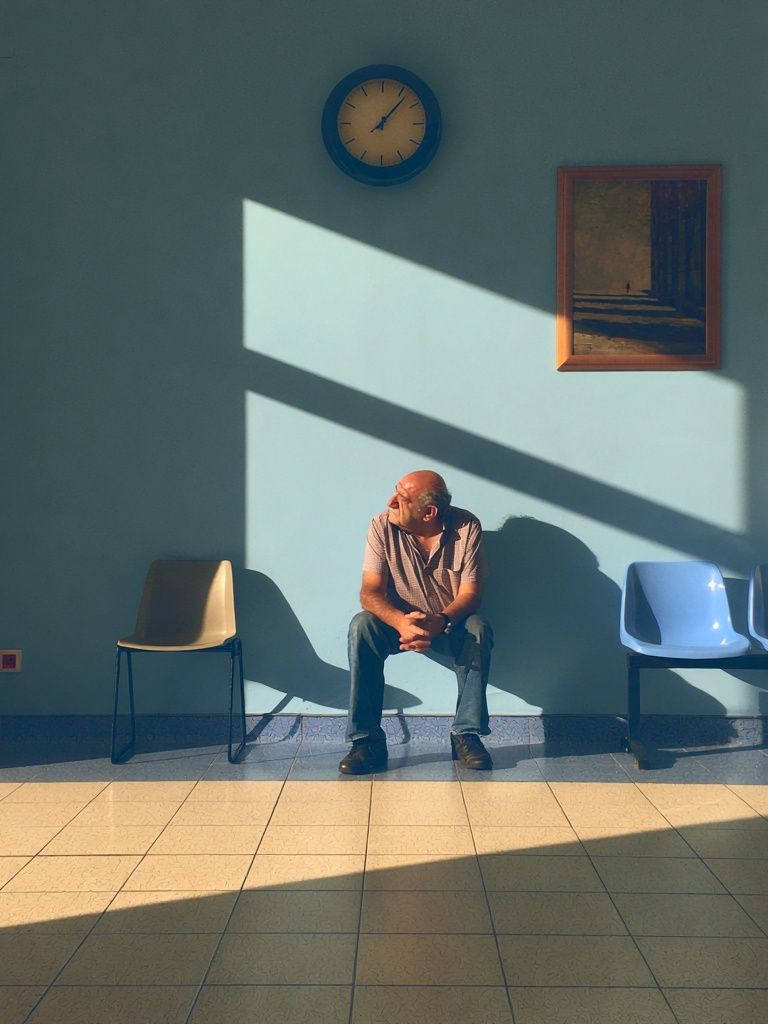 Waiting Room Light Poster. poster — photography art