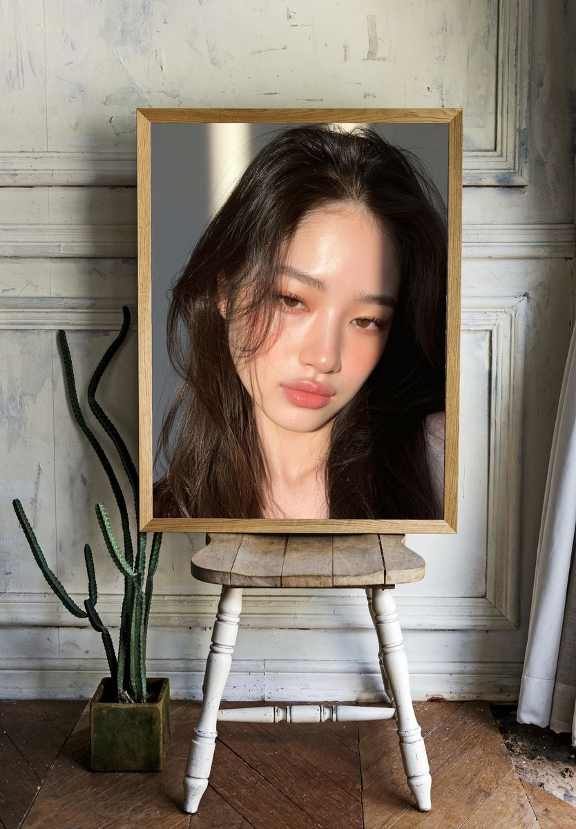 Soft Light Portrait Print. — room view 1