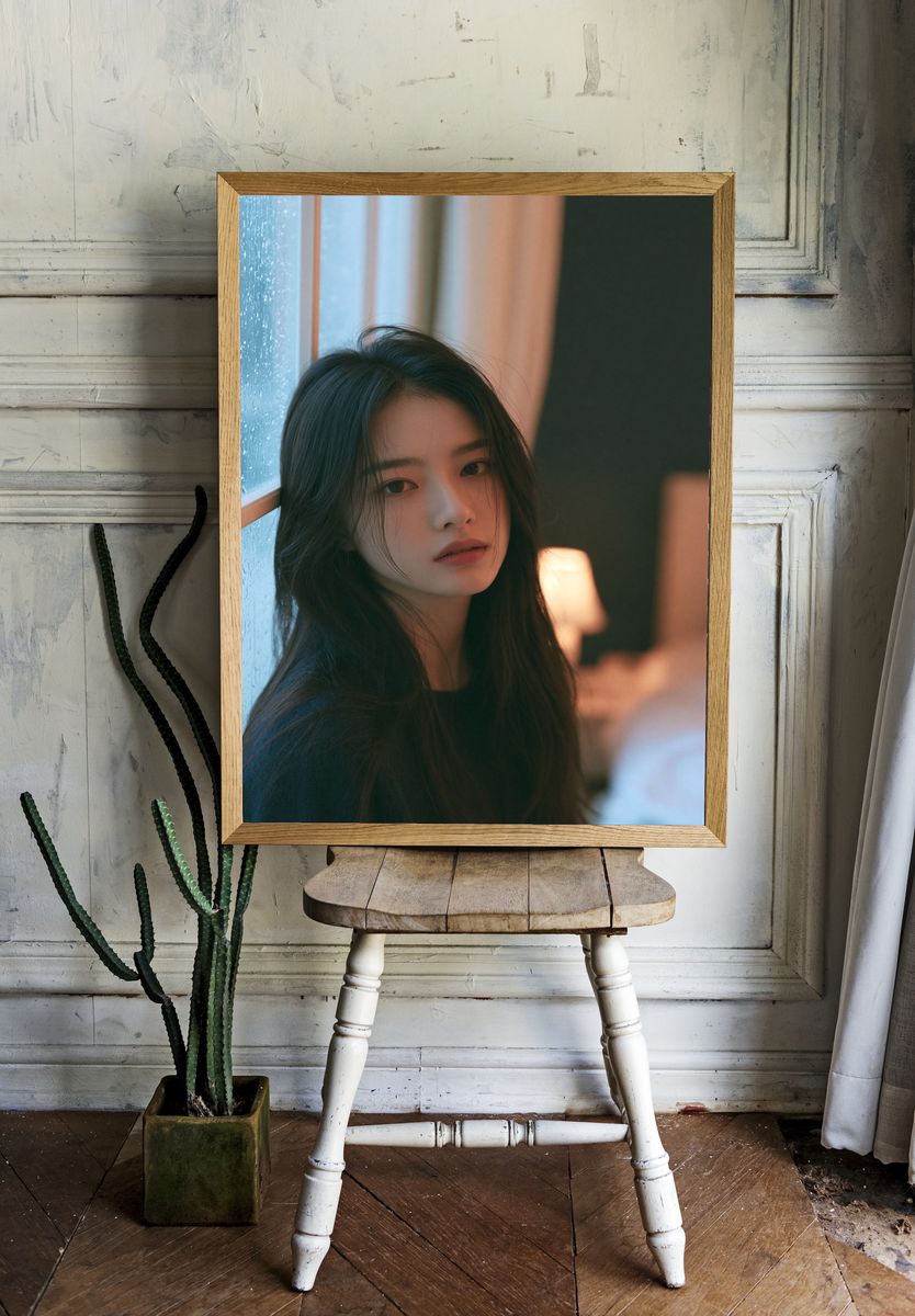 Soft Light Portrait Photography Poster. — room view 1