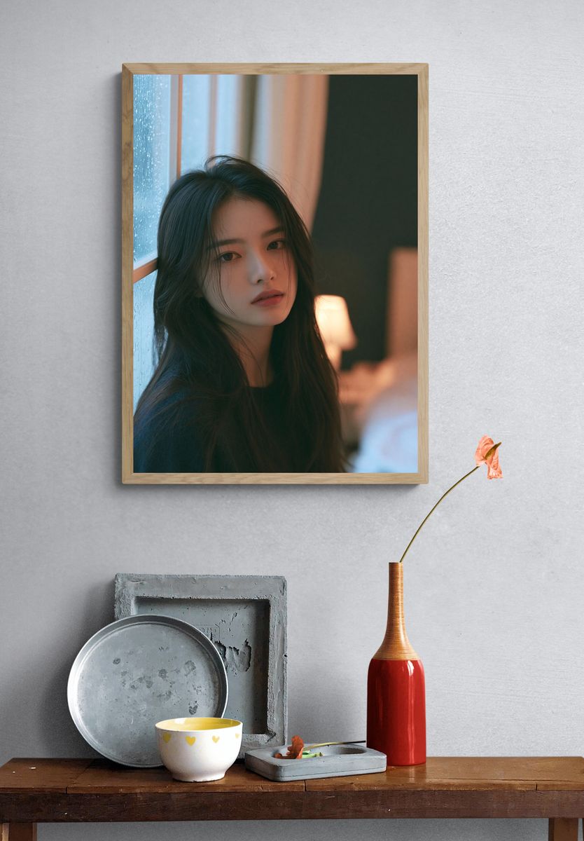 Soft Light Portrait Photography Poster. — room view 3