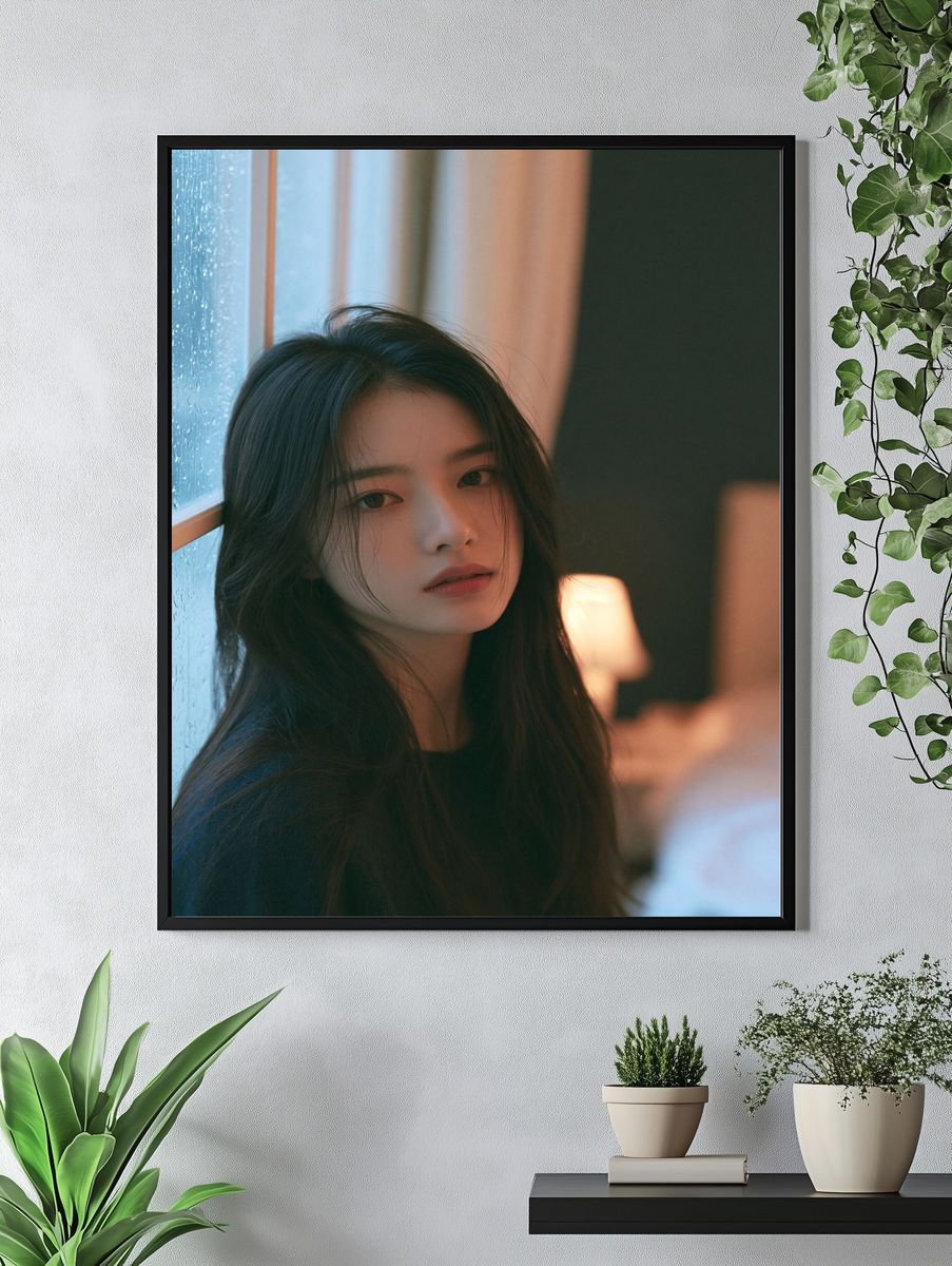 Soft Light Portrait Photography Poster. — room view 4
