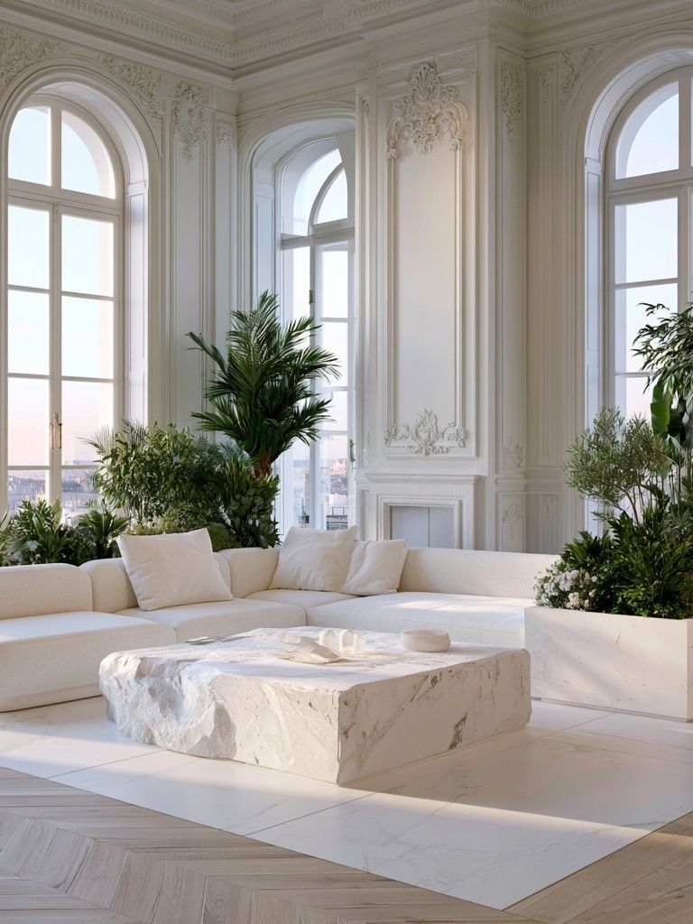 Elegant Parisian Interior Photography Poster. poster detail