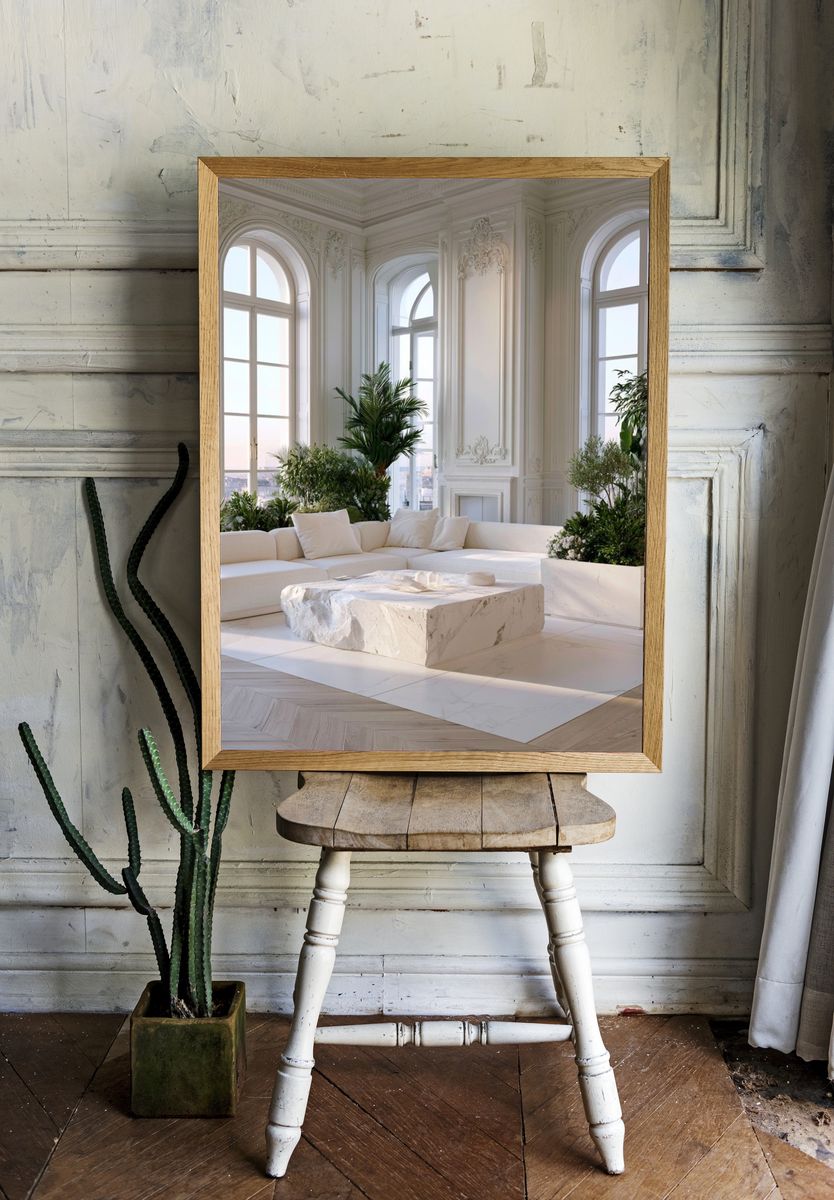 Elegant Parisian Interior Photography Poster. room preview