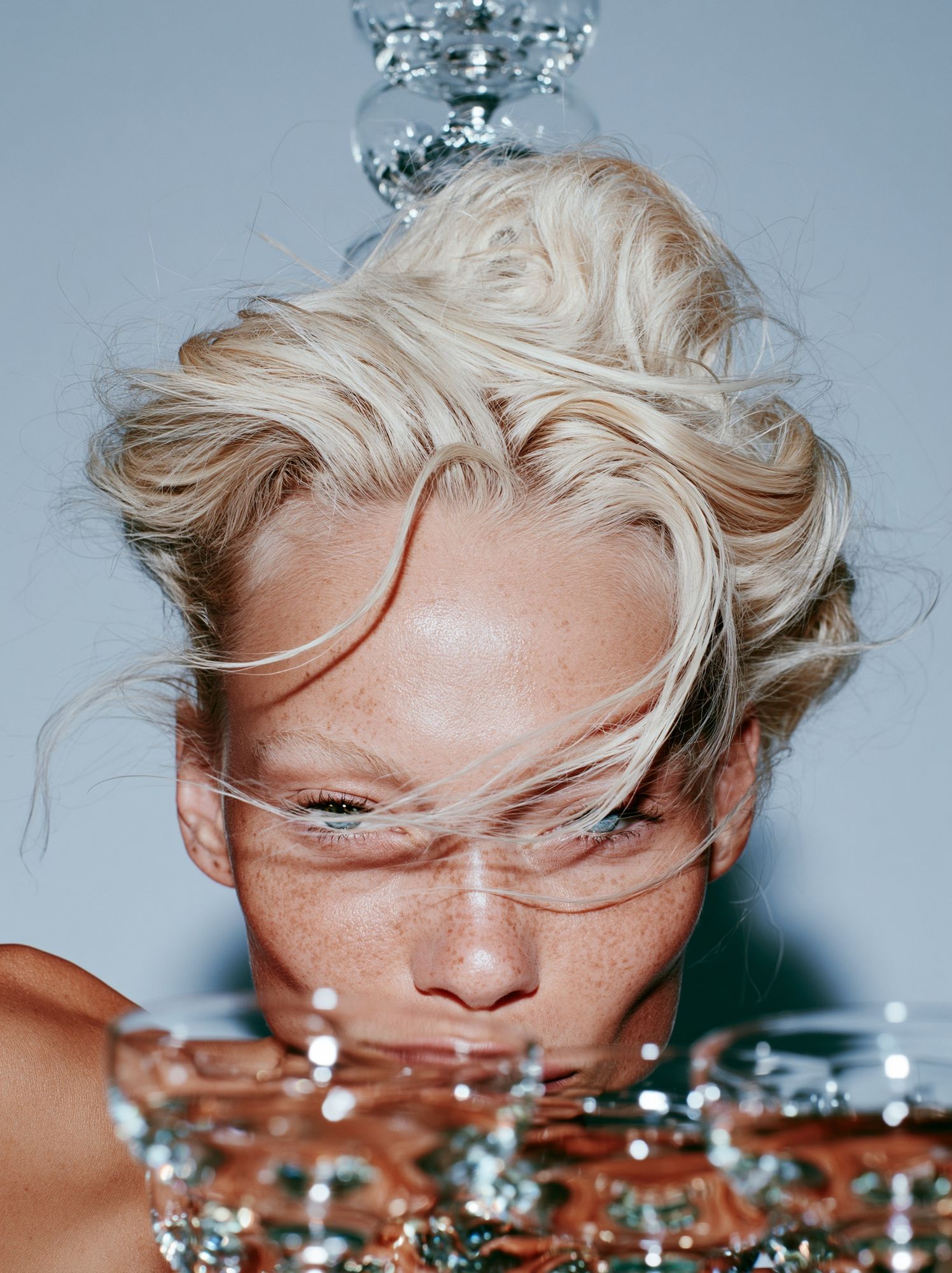Blonde Portrait Photography Poster. poster detail