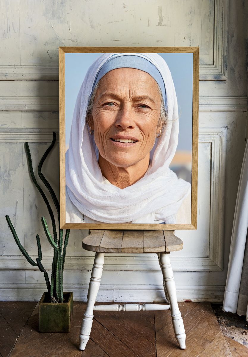 Desert Portrait Photography Poster. — room view 1