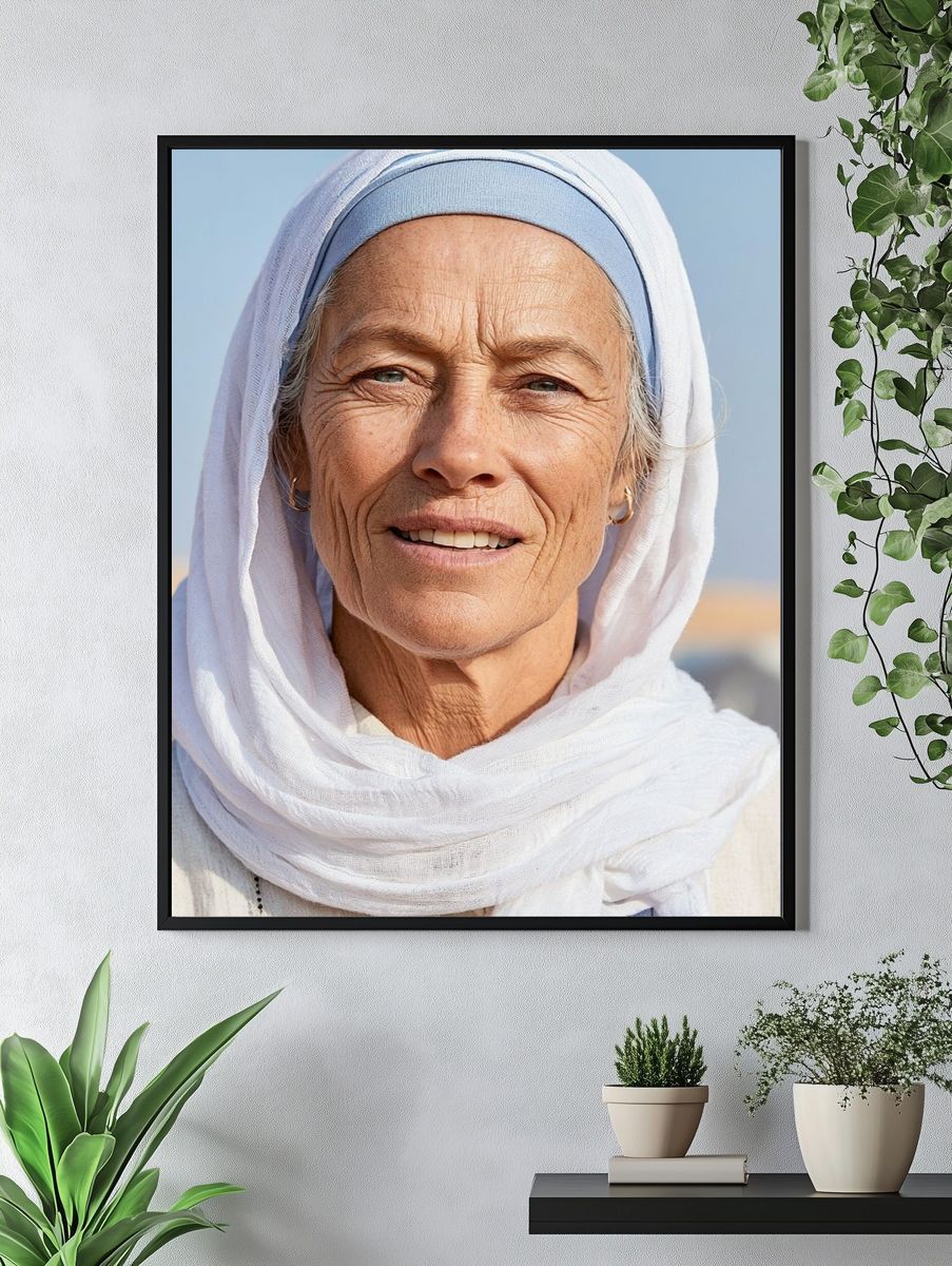 Desert Portrait Photography Poster. — room view 4