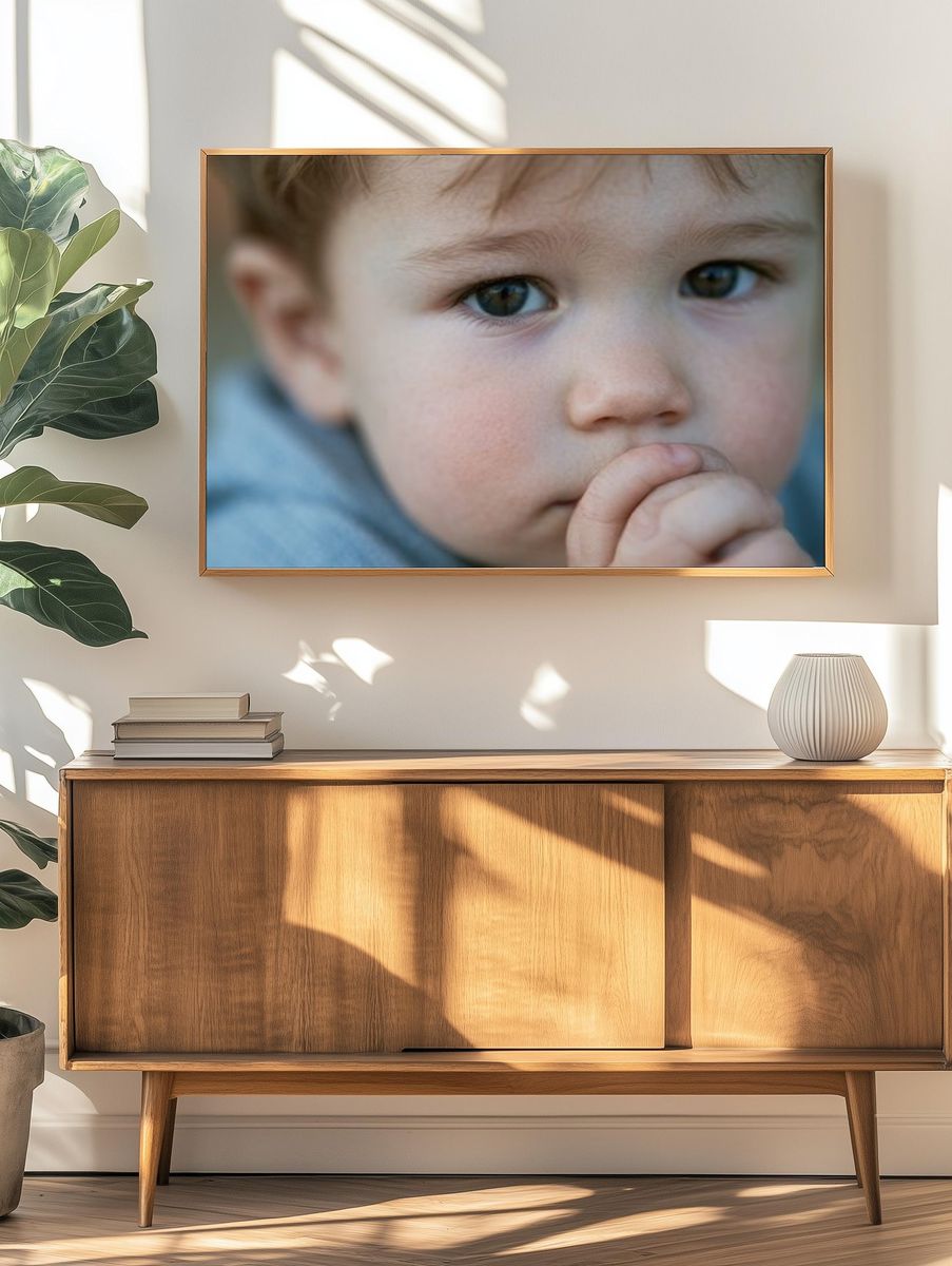 Toddler Portrait Photography Poster. — room view 3