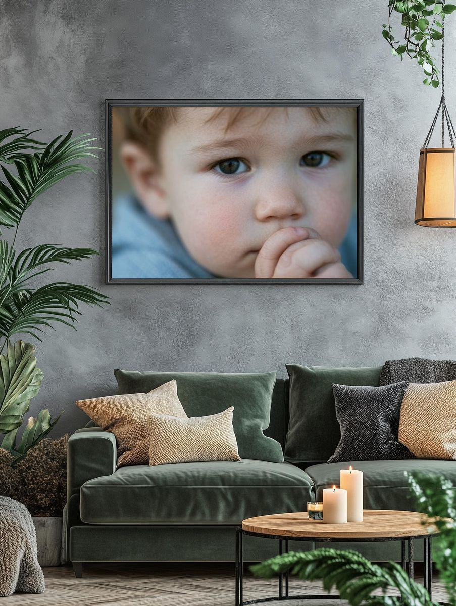 Toddler Portrait Photography Poster. — room view 4