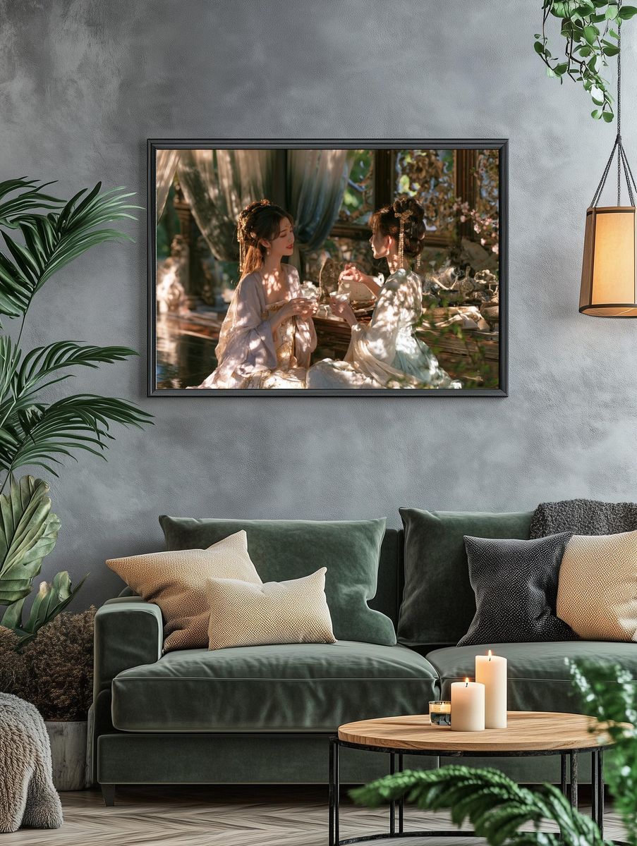 Tea Ceremony Portrait Photography Poster. — room view 4