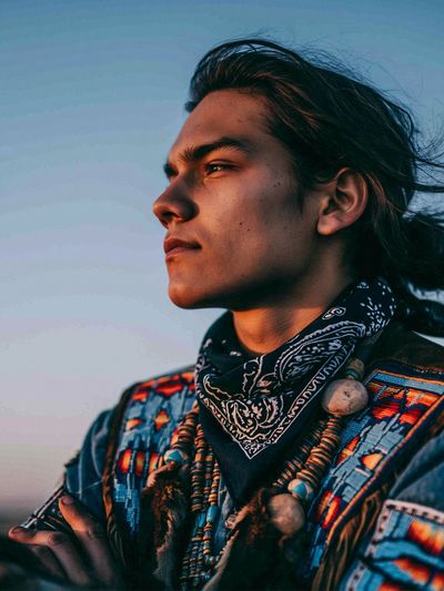 Native Portrait Photography Poster. poster