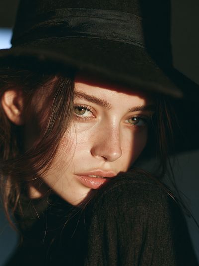 Moody Portrait Photography Poster.