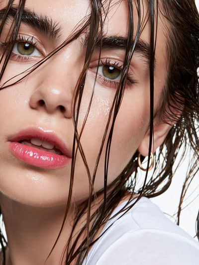 Wet Hair Portrait Photography Poster.