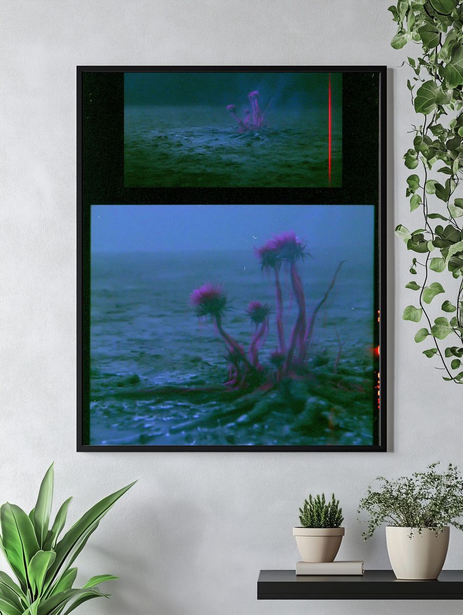 Dreamy Sea Thistle Photography Print. — room view 4
