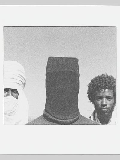 Three Figures Black-White Poster. poster print