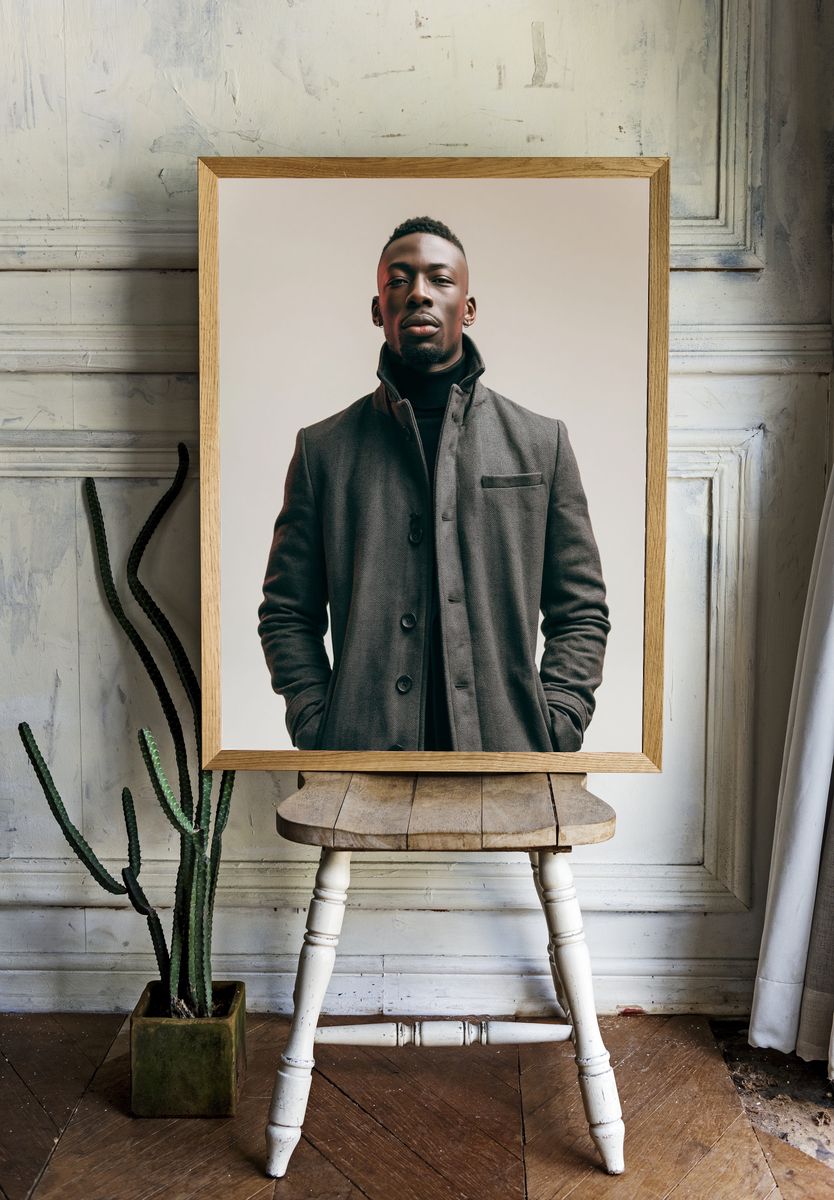 Modern Portrait Photography Poster. room preview