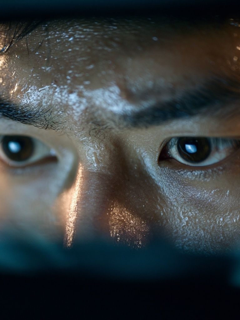 Intense Eyes Portrait Poster. poster — photography art