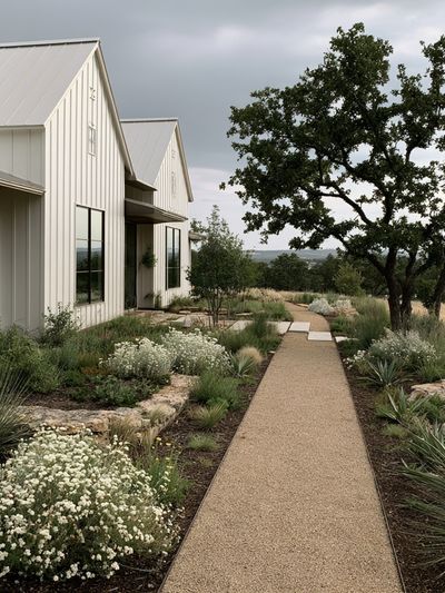 Modern Farmhouse Garden Path Print. poster print