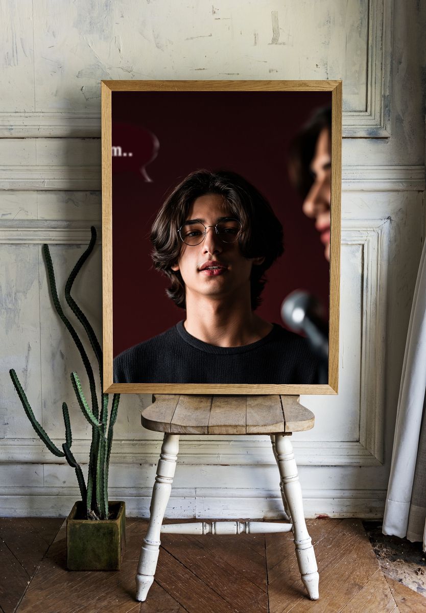Introspective Portrait Photography Poster. — room view 1