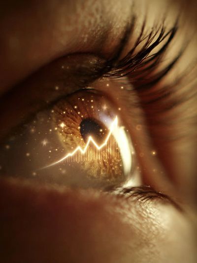 Golden Eye Reflection Poster. poster print