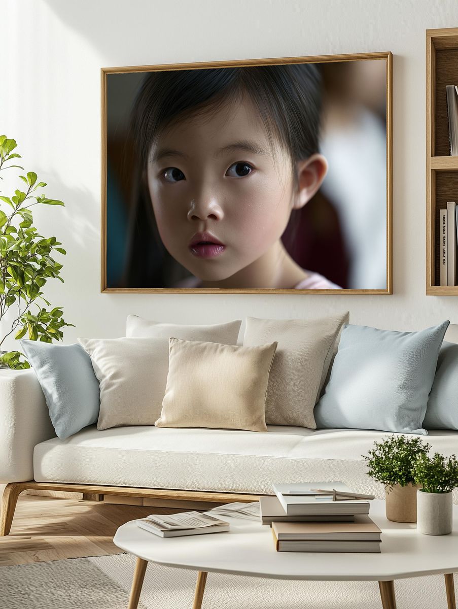 Child Portrait Photography Poster. — room view 2