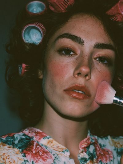 Vintage Beauty Portrait Poster.