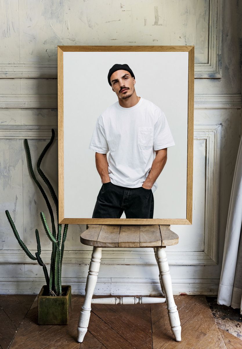 Minimalist Portrait Photography Poster. room preview