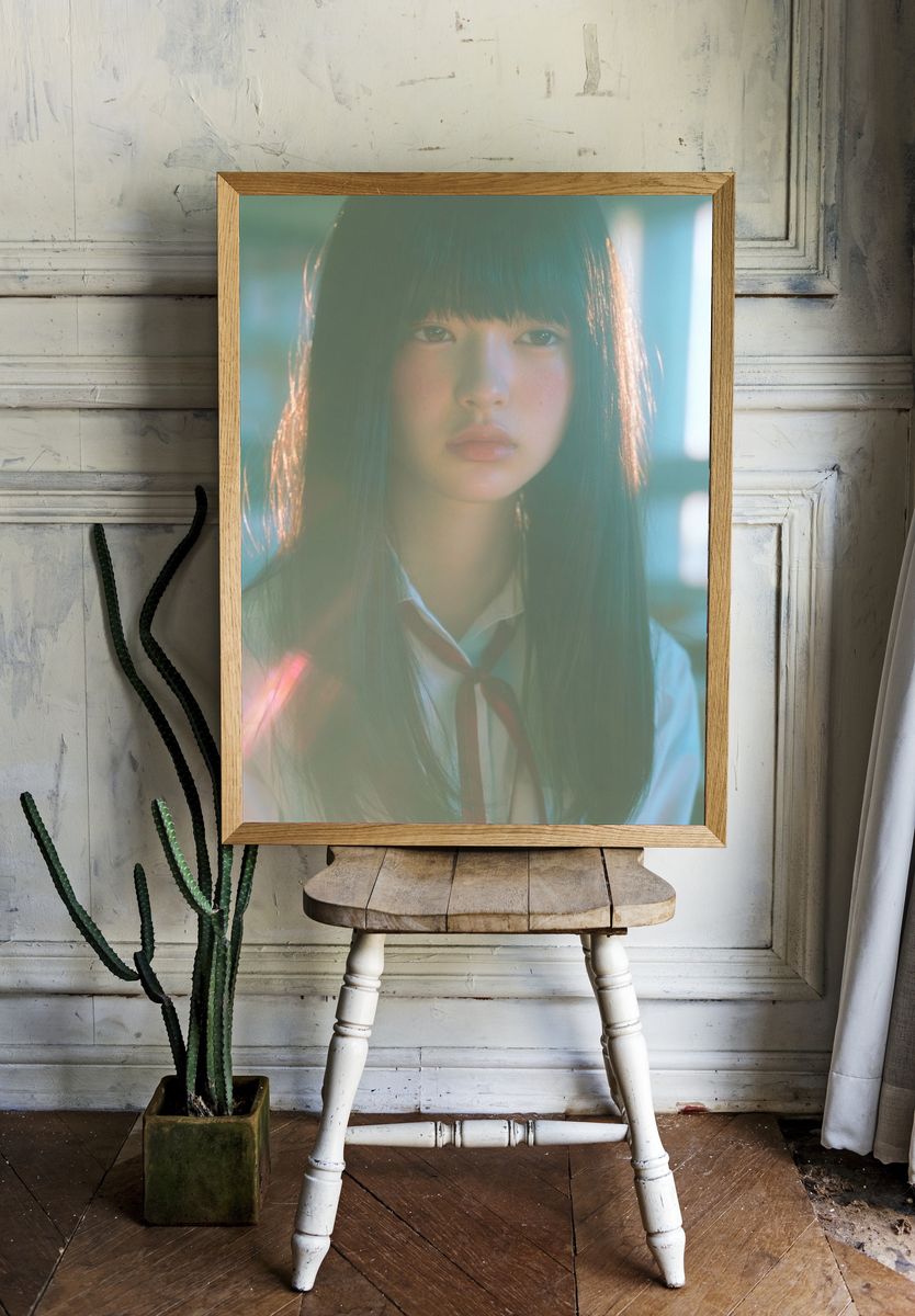 Soft Light Portrait Print. room preview