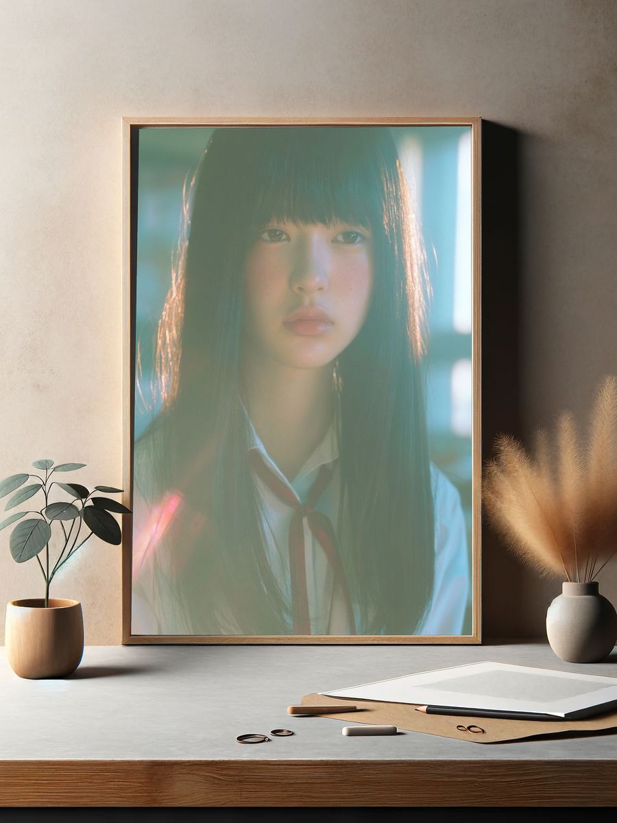 Soft Light Portrait Print. — room view 2