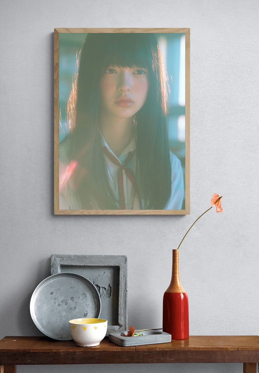 Soft Light Portrait Print. — room view 3