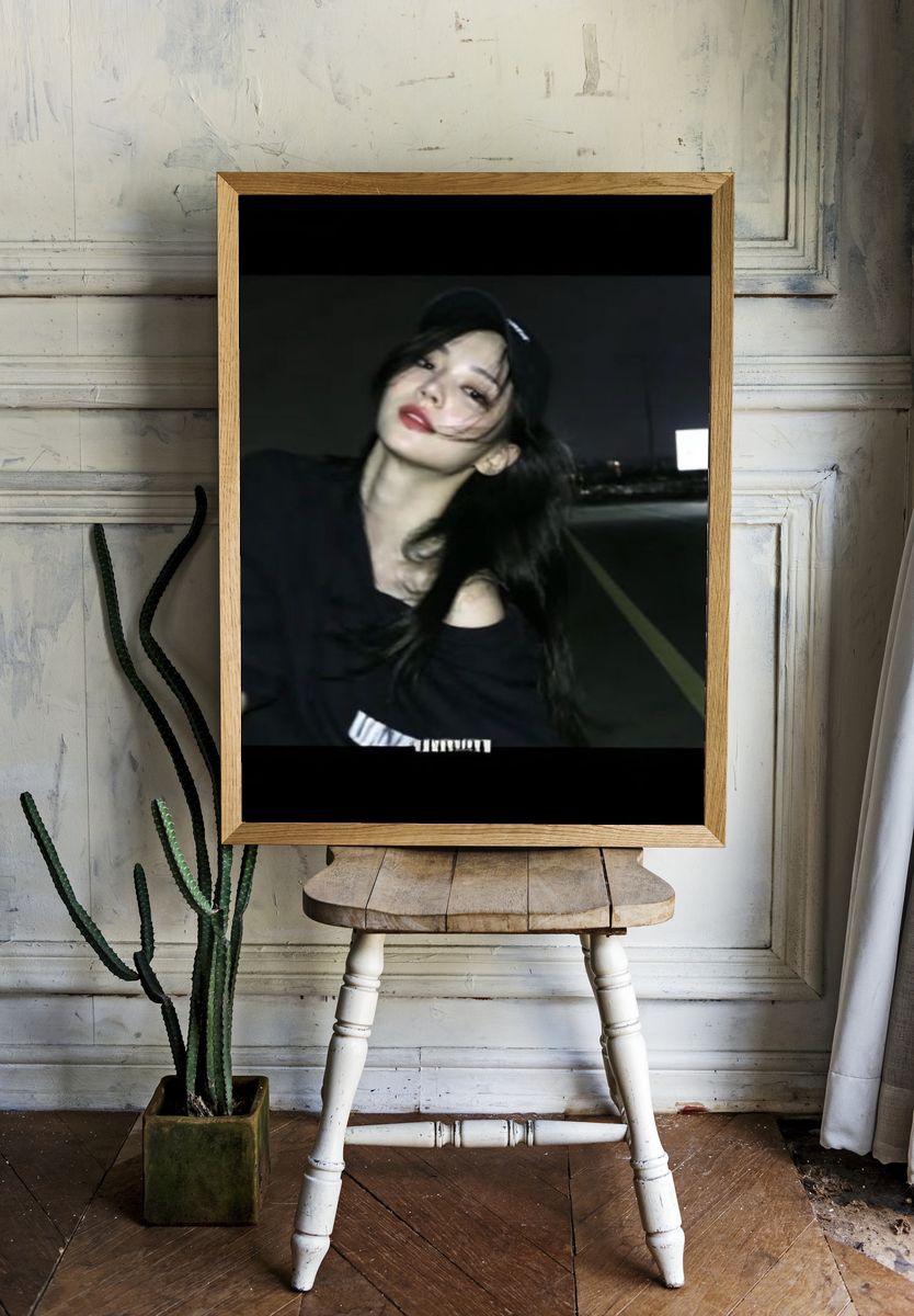 Night Street Portrait Photography Poster. room preview