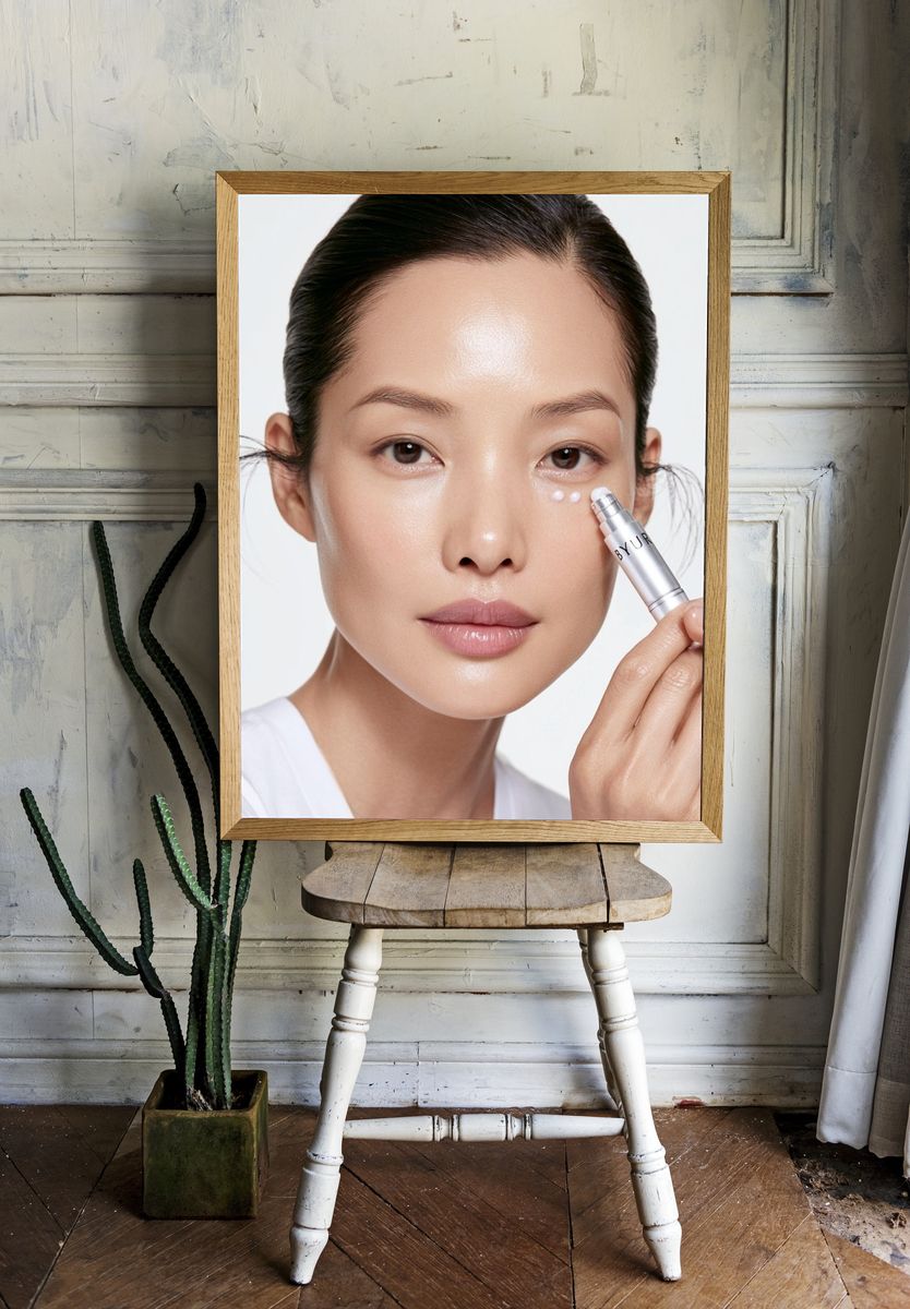 Skincare Beauty Portrait Poster. — room view 1