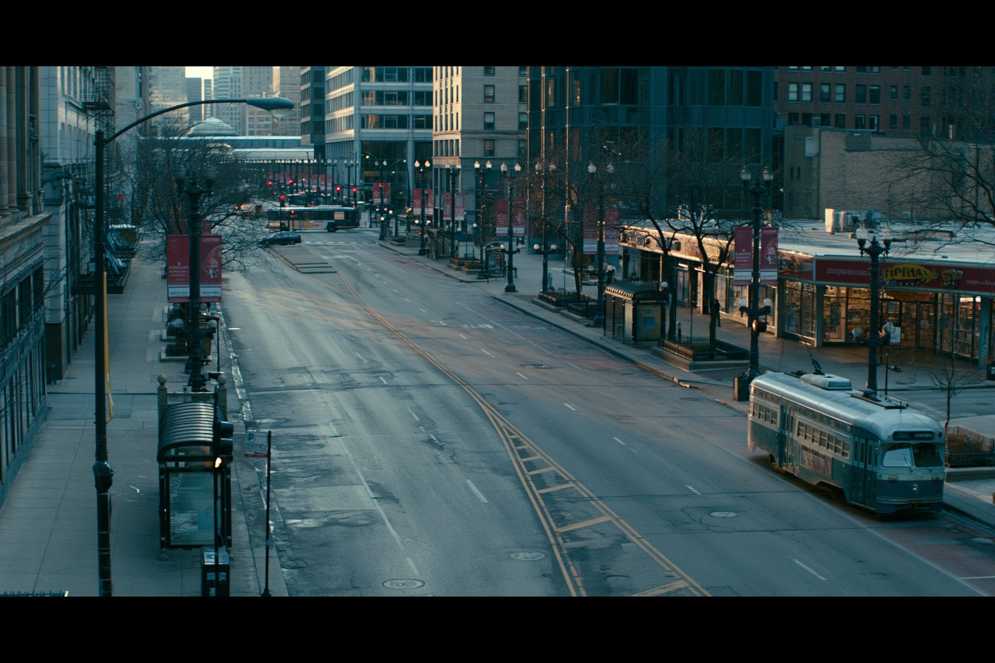 Empty City Street Photography Poster. poster — photography art