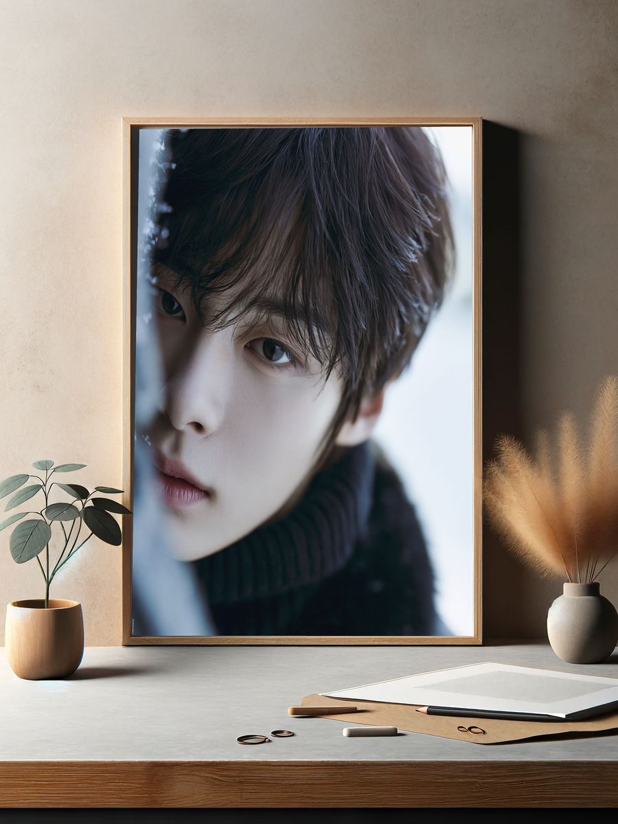 Soft Portrait Photography Poster. — room view 2