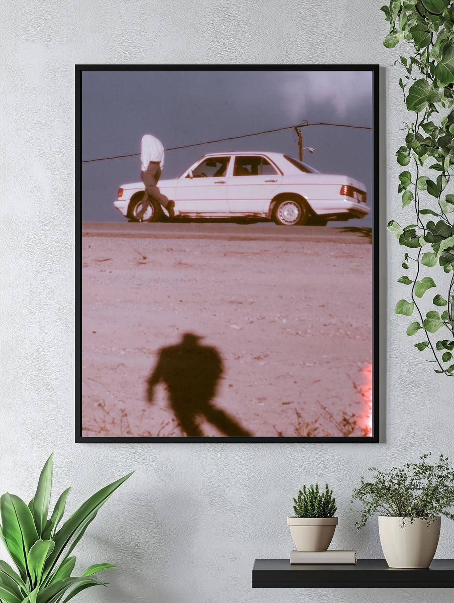 Vintage Car Street Photography Poster. — room view 4