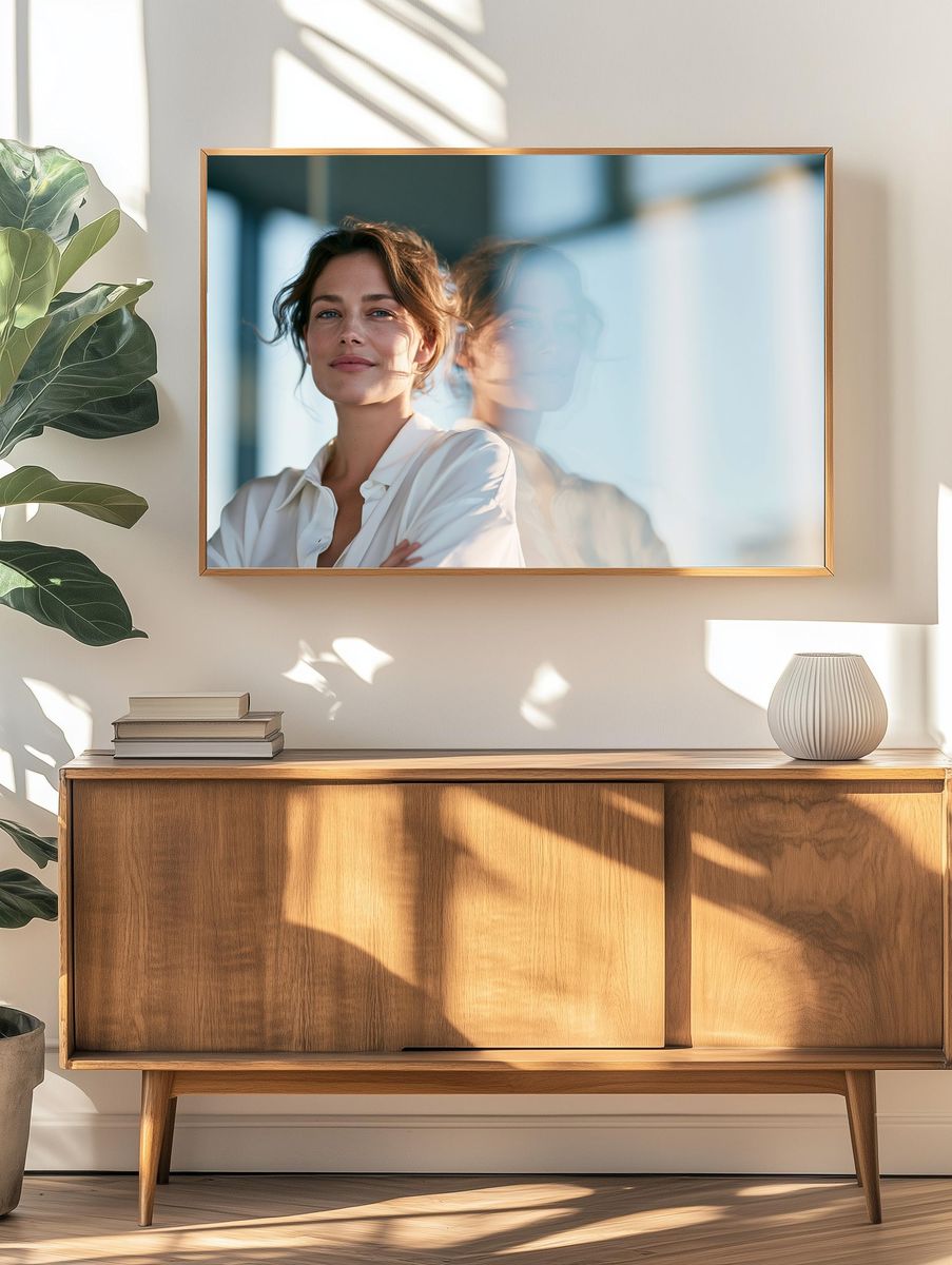 Woman Portrait Photography Poster. — room view 3