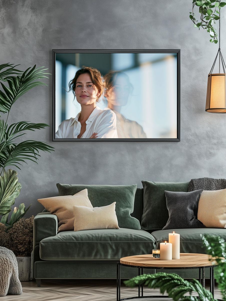 Woman Portrait Photography Poster. — room view 4