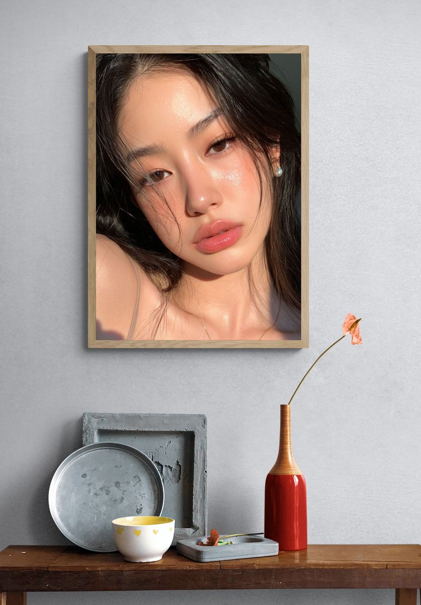 Soft Glam Portrait Photography Poster. — room view 3