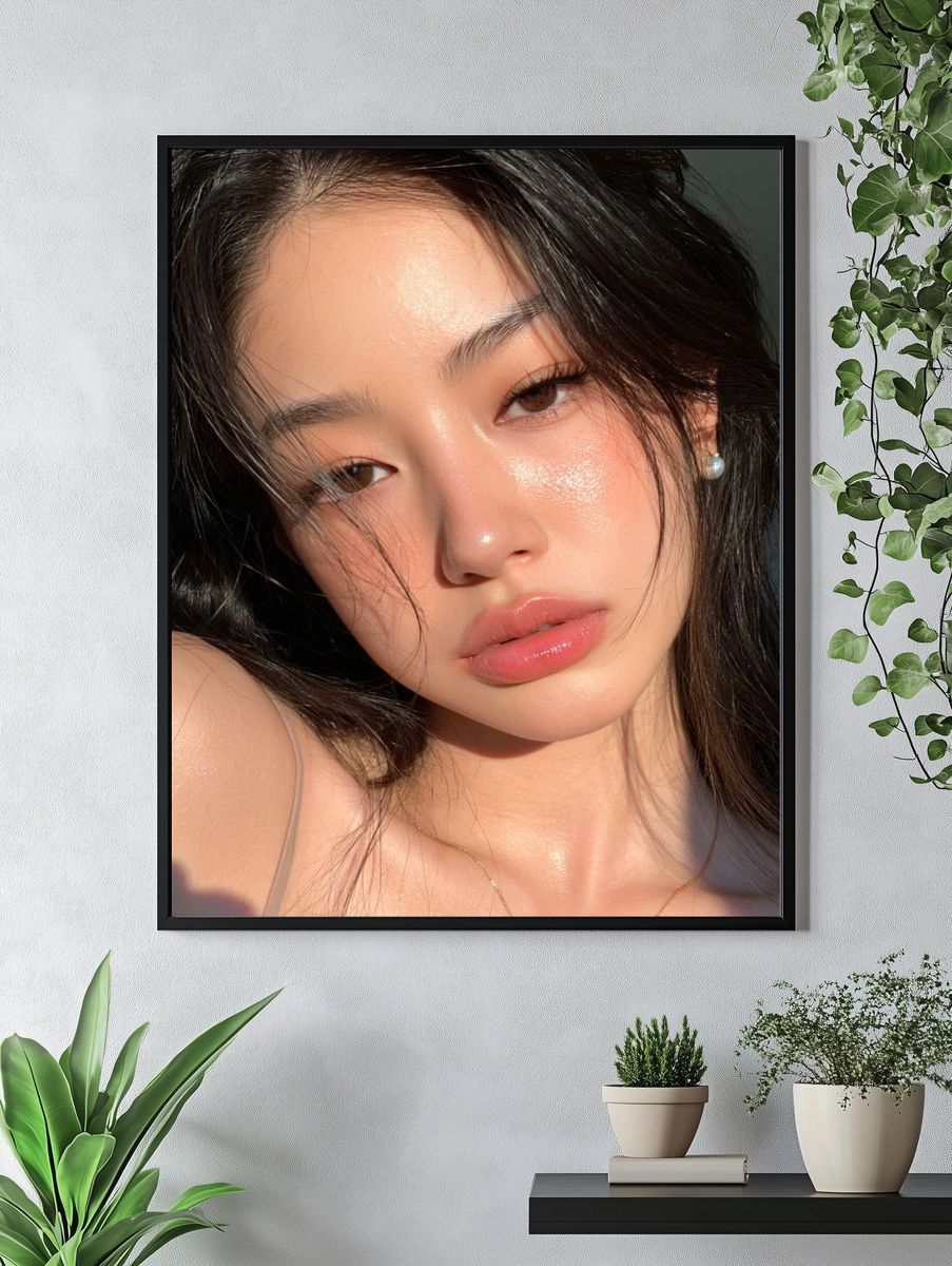 Soft Glam Portrait Photography Poster. — room view 4