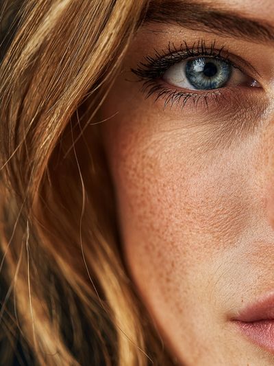 Close-Up Portrait of a Woman Poster. poster print